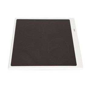 Płyta ze szkła ceramicznego z ramą do kuchenki Electrolux / AEG biała 596 x 600 mm 5612197235