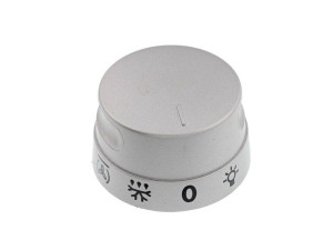 Pokrętło funkcji do piekarnika i płyty grzejnej Electrolux / AEG nierdzewne inox 9+0