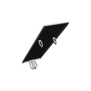 Pokrywa górnego zawiasu do chłodziarki i zamrażarki Electrolux / AEG 7802 130 x 42 mm