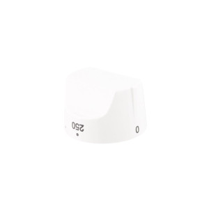 Pokrętło termostatu do piekarnika Electrolux / AEG białe 0–250 8075119019
