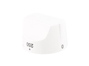 Pokrętło termostatu do piekarnika Electrolux / AEG białe 0–250 8075119019