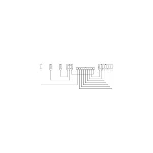 Wiązka przewodów silnika i elektroniki do pralki Electrolux / AEG 1326327002