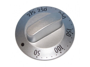 Pokrętło temperatury do piekarnika Gorenje srebrne 629153