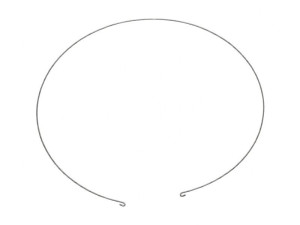 Opaska drutowa fartucha do pralki Gorenje / Hisense 381736