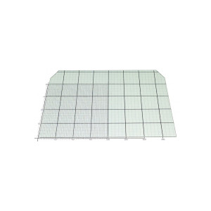 Półka szklana do lodówki Amica 380 x 255 x 4 mm 1038193