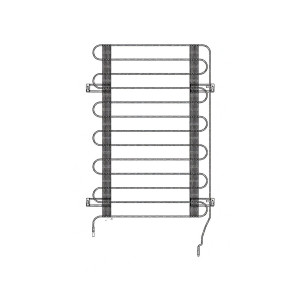 Skraplacz do lodówki i zamrażarki Electrolux / AEG 571 x 500 mm 2064657014