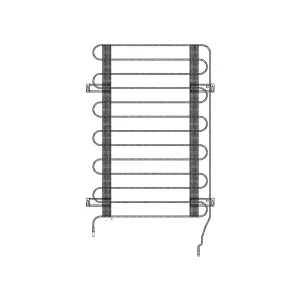 Skraplacz do lodówki i zamrażarki Electrolux / AEG 571 x 500 mm 2064657014