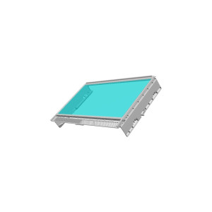 Półka szklana z ramą do chłodziarki Electrolux / AEG 627 x 370,7 mm