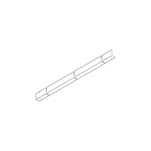Dystans tylny do okapu Electrolux / AEG szary 596 x 40,6 x 26,6 mm