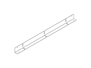 Dystans tylny do okapu Electrolux / AEG szary 596 x 40,6 x 26,6 mm