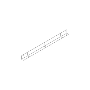 Dystans tylny do okapu Electrolux / AEG szary 596 x 40,6 x 26,6 mm