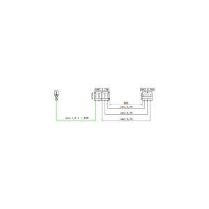 Wiązka kablowa silnika do elektroniki głównej suszarki Electrolux / AEG J2 960 + 930 mm