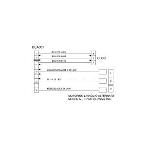 Okablowanie do zmywarki Ariston / Indesit / Hotpoint / Whirlpool DEA601 C00256978 482000030475