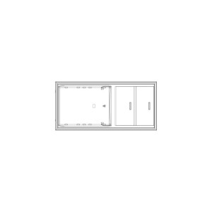Drzwi chłodziarki Electrolux / AEG 140014274017