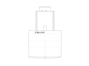 Pokrętło termostatu do piekarnika Electrolux / AEG białe 0-275