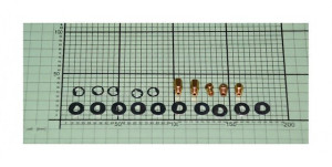 Komplet dysz gazowych do kuchenki Amica BSI-5 propan-butan 37 mbar 8024050