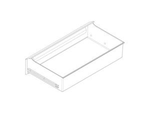 Kompletny pojemnik na warzywa do lodówki Electrolux / AEG sitodruk 7801 600 x 191 mm