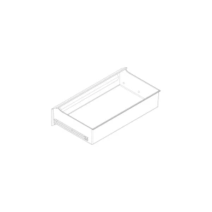 Kompletny pojemnik na warzywa do lodówki Electrolux / AEG sitodruk 7801 600 x 191 mm