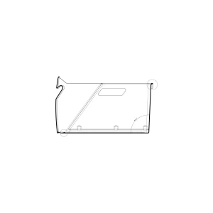 Szuflada do lodówki Electrolux / AEG neutralna 738 490 x 248 mm