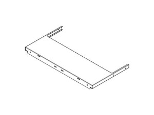 Przedłużka do okapu Electrolux / AEG czarna 508,7x276,5x21,5