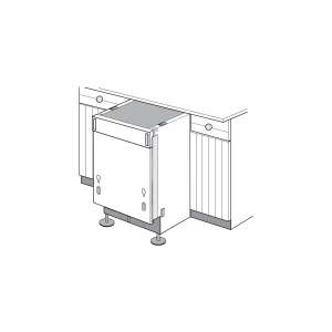 Wzór do zabudowy zmywarki Electrolux / AEG 1171780024