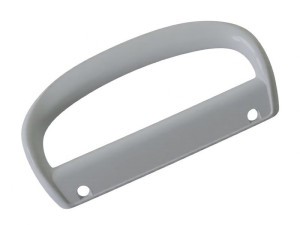 Uchwyt drzwi do lodówki Polar / Whirlpool CZW-250 biały, rozstaw otworów 14 cm