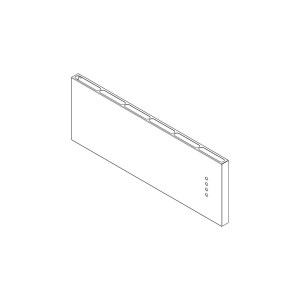 Panel przedni pokrywy do okapu Electrolux / AEG