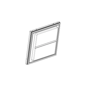 Drzwi zamrażarki do chłodziarko-zamrażarki Electrolux / AEG białe 538x486 mm 140014278018