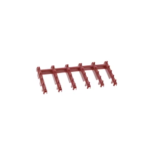 Miękkie kolce do kosza zmywarki Electrolux / AEG czerwone 170 x 75,5 x 17,5 mm
