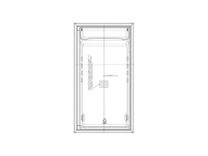 Drzwi chłodziarki Electrolux / AEG białe z izolacją 538 x 990 mm 8082182034