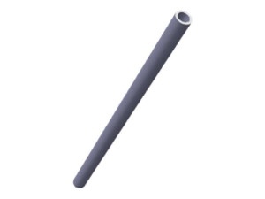 Rura elektrozaworu do pralki Electrolux / AEG Ø10 mm 280 mm