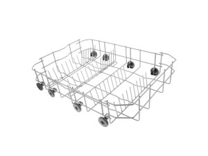 Dolny kosz z rolkami do zmywarki Electrolux / AEG 45 cm szary 1173865401
