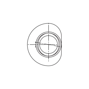 Zaślepka obudowy pralki Electrolux / AEG EWT 1255 1460475013