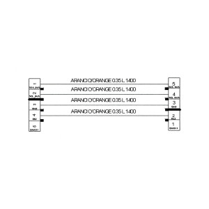 Wiązka przewodów modułu DEA602 do zmywarki Ariston / Indesit / Hotpoint / Whirlpool C00281281 482000087897