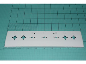 Front panelu sterowania do kuchenki Amica 9078111 Tablica.TRLW M[mm] 2M4DY 58-G las.3213-b