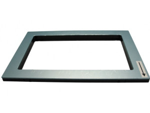 Aluminiowy front drzwi do kuchenki mikrofalowej Amica AMW 20 B A 1006659