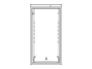 Drzwi chłodziarki do lodówki Electrolux / AEG białe 8084060014