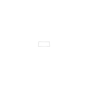 Uszczelka magnetyczna drzwi lub klapy zamrażarki Whirlpool / Indesit / Ariston / Hotpoint 1090 x 580 mm 481946818201 C00314867