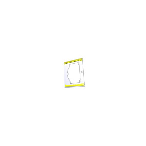 Zestaw szyby drzwi piekarnika Electrolux / AEG 594 x 466 mm