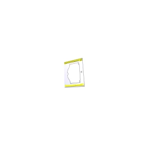 Zestaw szyby drzwi piekarnika Electrolux / AEG 594 x 466 mm