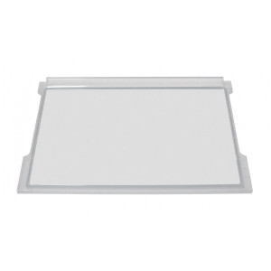 Półka szklana z ramkami do lodówki Whirlpool / Indesit / Ariston / Hotpoint 49,5 x 30,5 cm 481245088283 C00313308