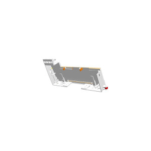Górna pokrywa modułu sterującego do lodówki Electrolux / AEG 2425226061