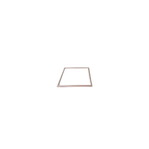 Uszczelka drzwi chłodziarki Whirlpool / Indesit / Ariston / Hotpoint magnetyczna biała 57,5 x 58 cm 481946669508 C00340407