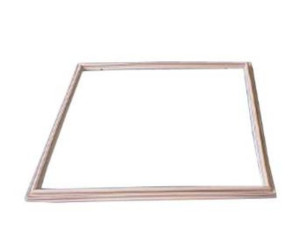 Uszczelka drzwi chłodziarki Whirlpool / Indesit / Ariston / Hotpoint magnetyczna biała 57,5 x 58 cm 481946669508 C00340407