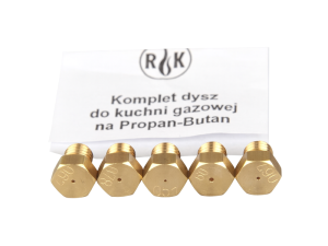 Dysze gazowe propan-butan do kuchenki Wrozamet X218