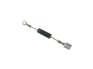 Dioda wysokiego napięcia do kuchenki mikrofalowej Whirlpool / Indesit / Ariston / Hotpoint 91 mm 480120100112 C00317203 482000006101 C00311368