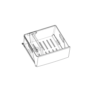 Pojemnik na warzywa do lodówki Electrolux / AEG komplet neutralny 738 455 x 217 mm