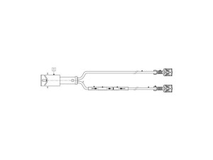 Lampka kontrolna do piekarnika Electrolux / AEG bursztynowa 400 mm 3570806012