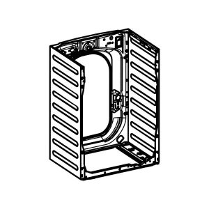 Obudowa tylna do pralki Electrolux / AEG biała 8086571117