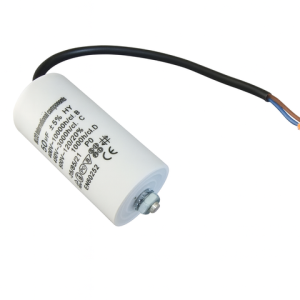 KONDENSATOR 50 UF / 450V KABEL 27047